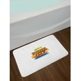 thumbnail image 2 of Joy Bath Mat, Inspirational Quote Finding Joy in Ordinary Trees with Bird Environment Design Print, Non-Slip Plush Mat Bathroom Kitchen Laundry Room Decor, 29.5 X 17.5 Inches, Multicolor, Ambesonne, 2 of 2