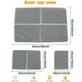 thumbnail image 7 of Zalalova Cat Litter Mat, 36" x 24" Kitty Litter Trapping Mats, Extra Large XL Honeycomb Double Layer, Urine & Waterproof, 7 of 7
