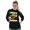 thumbnail image 4 of PACMAN Saint Paddys Lucky Charm Long Sleeve TShirt Men Women Brisco Brands S, 4 of 6
