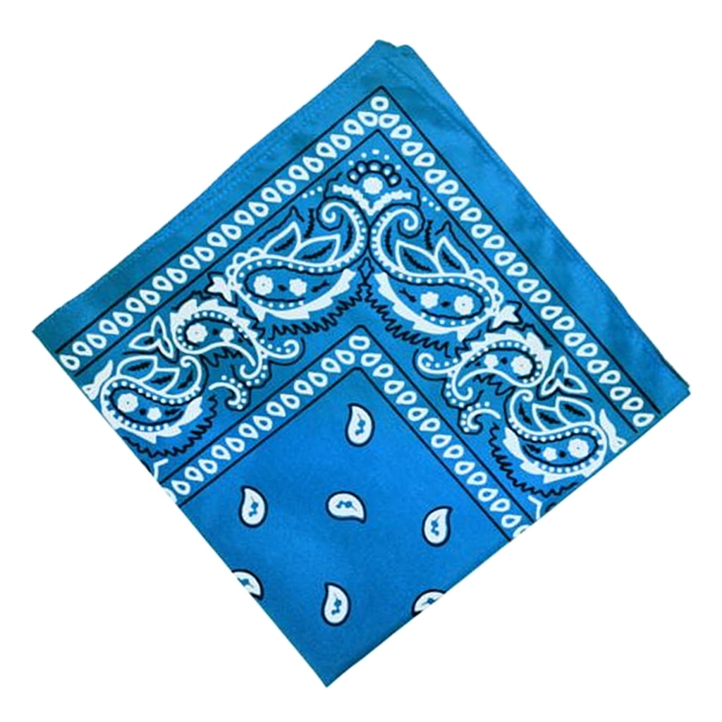 Paisley BANDANA SCARF woman man headband LIGHT BLUE Paisley BANDANA SCARF woman man headband LIGHT BLUE