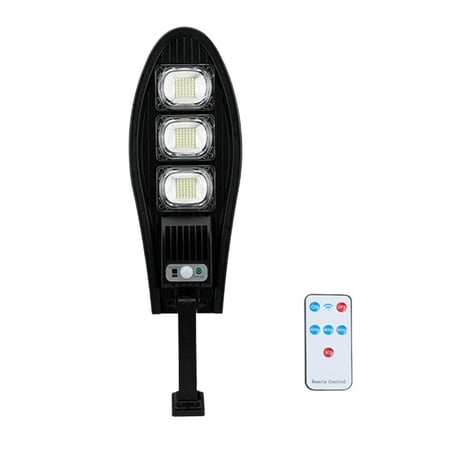 

Avdolw Solar Street Light Outdoor with Remote Control and Sensor Adjustable Angle Bright LED Illumination for Courtyards and Outdoor Spaces Cloudy and Rainy Days Compatible