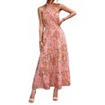 thumbnail image 4 of Txlixc Ropa de verano para mujeres, encaje floral / a cuadros para mujeres con espalda suelta Txlixc  moda, 4 of 9