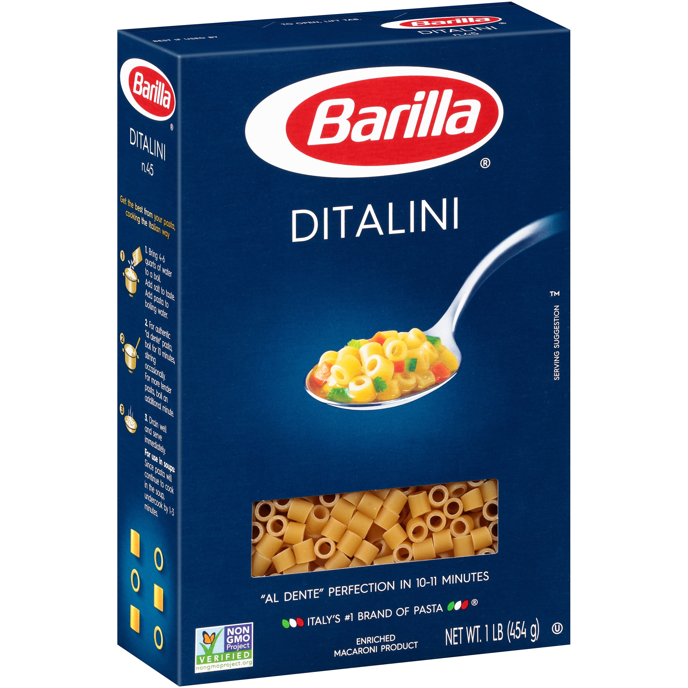 Barilla Ditalini Pasta 1 lb. Box by Barilla America, Inc.