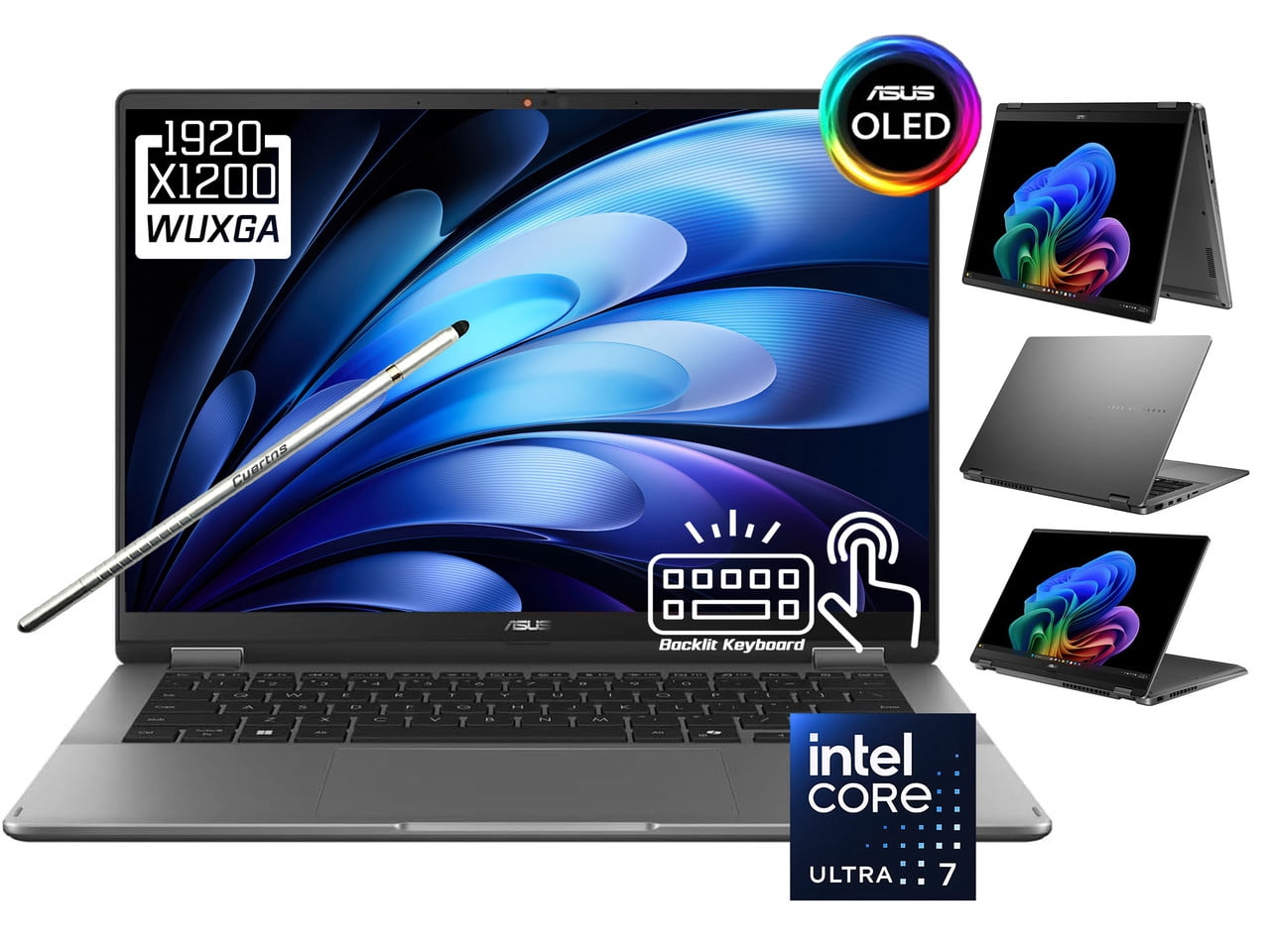 ASUS ZenBook Flip 13 OLED Ultra Slim 2-in-1 Laptop, 13.3” OLED FHD