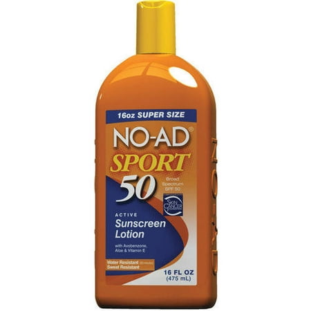 No-Ad Sport Sunscreen Lotion SPF 50, 16.0 FL OZ