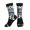 3 Black, variant on Athletic Socks Honor Respect Police Thin Blue Line Flag Sport Running Calf Socks Crew Socks for Men Women