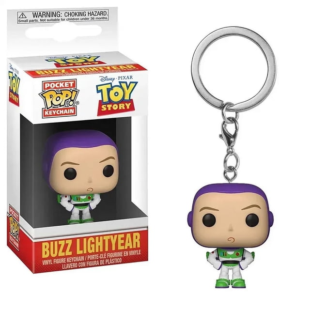 Funko POP Toy Story 4 Forky Slinky Dog Woody Buzz Lightyear Alien Keychain Action Figure Collection Model Toys for Children Gift