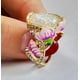 thumbnail image 2 of US 11 Anillos Delicado Diseño Moda Anillo Luz De Oro De Alto Grado, 2 of 4