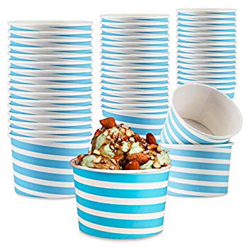 50x Plastic Clear Ice Cream Dessert Bowls cups Sundae Party Birthday Supplies 