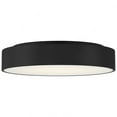 thumbnail image 3 of 49961LEDD-BL/ACR Access Lighting Como - 24W 1 LED Flush Mount-4 Inches Tall and 17.75 Inches Wide-Black Finish, 3 of 9