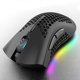thumbnail image 4 of Ratón inalámbrico BM600 con USB 2,4 G, recargable, RGB, con diseño de panal de abeja, para juegos, para PC de escritorio, portátil, ratón para gamers, bonito, color rosa, 4 of 5