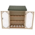 thumbnail image 4 of Wooden Egg Holder, Rustic Kitchen Counter Organizer,Farmhouse Egg Storage Cabinet with Mesh Doors,3 Tier 30Eggs Wooden Egg Storage Box for Kitchen Pantry Countertop, 4 of 5