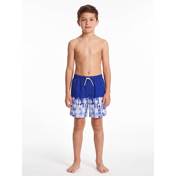 Ocean Gear Boys Print 6 inch Swim Trunk with Compression Liner , Sizes 4-18
