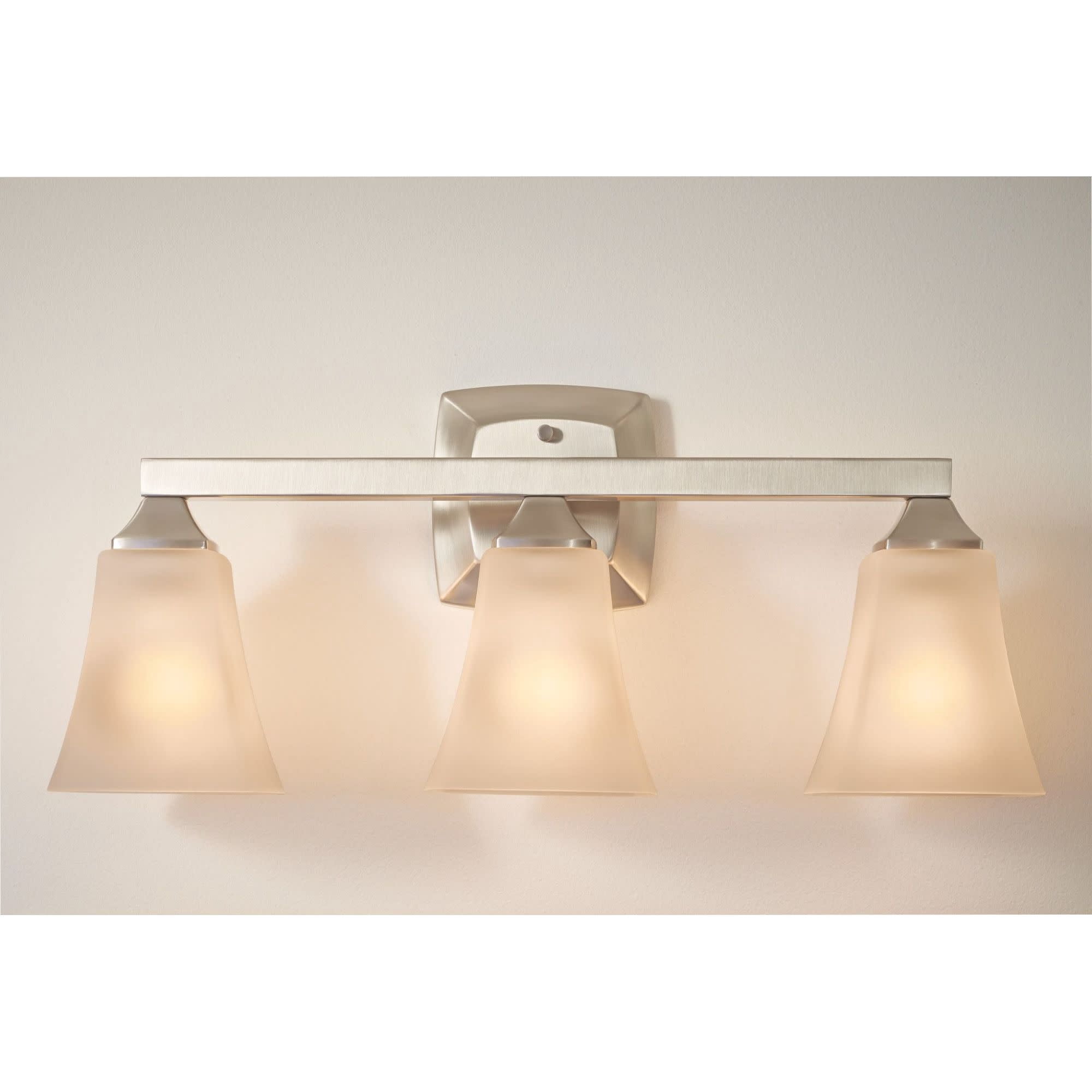 Moen YB5163BL Voss 3 Light 22" Wide Bathroom Vanity Light - Black