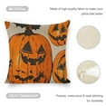 thumbnail image 4 of Halloween items Linen toss pillowcase decoration pillowcase gifting preferred 18x18 inch cushion cover sofa pillowcase sofa bedroom living room car, 4 of 8