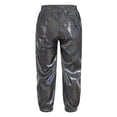 thumbnail image 2 of Sinleey Kids Girls Boys Glittery Metallic Harem Pants Hip Hop Latin Streets Casual Sweatpants Tighten Black 110, 2 of 6