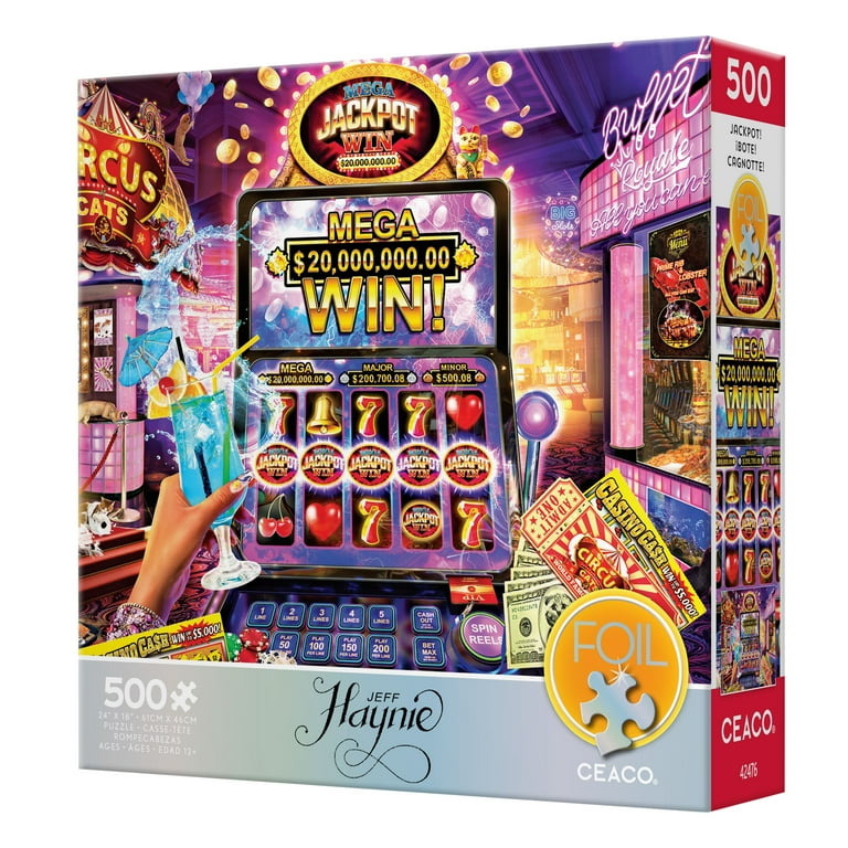 Ceaco 500 Piece Jackpot! (Jeff Haynie) Interlocking Jigsaw Puzzle