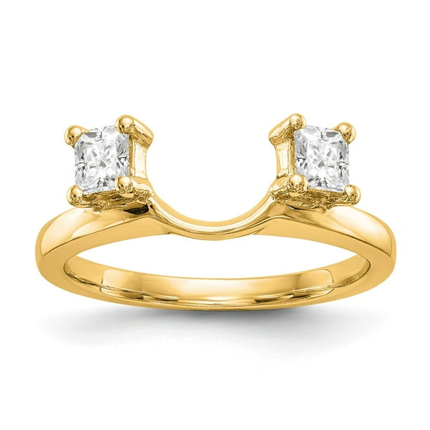 Diamond2Deal 14k Yellow Gold Diamond Wrap Ring