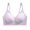 Purple, variant on Turilly Bras Womens V Neck Wireless Bra With Adjustable Straps And Breathable Hollow Padding Everyday Bras