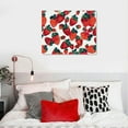 thumbnail image 5 of Nawypu Wall Decor, Strawberry Pattern Wall Art for Living Room, Kitchen Sign Outdoor Signs Decorative Signs for Home Bathroom Bedroom, Wall Plaque Poster, 5 of 6