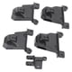thumbnail image 4 of Soporte de Amortiguador Ajustable ANGGREK para TRAXXAS TRX4 G2 Aleación de Aluminio Negro, 4 of 8