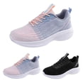thumbnail image 5 of Yindaity Slip on Sneakers Women Women Walking Shoes Mesh Breathable Casual Running Sneakers Pink,7, 5 of 5