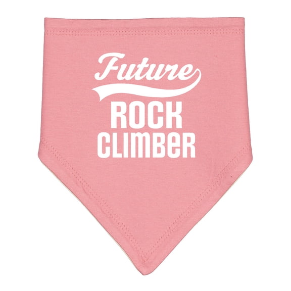 Inktastic Future Rock Climber Childs Climbing Baby Bandana Bib