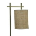thumbnail image 2 of Ashcroft Furniture Brizo Bamboo Lampshade Floor Lamp Dark brown and Bronze, 2 of 4