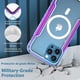 thumbnail image 5 of Funda TEKKU Metal para iPhone 15 PRO MAX compatible con MagSafe tornasol, 5 of 11