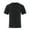 Black, variant on Tbopshirt Summer Tops,Men's Solid Hooded T-shirt Short Sleeve Button T-shirt Casual Sports Top Blouses