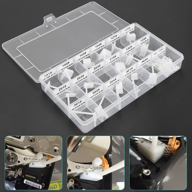 Kit de de Cabezal Magnético, Herramienta de Intercambio de Cabezal de Disco Duro, Herramienta de Reemplazo de Cabezal Magnético Hdd de 2,5 Pulgadas y 3,5 Pulgadas