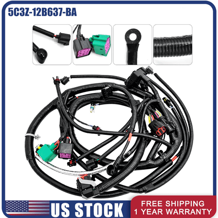 Woudy Engine Wiring Harness for Ford Super Duty 6.0L 2005-2007 5C3Z-12B637-BA