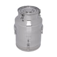 thumbnail image 4 of 28L Silver Milk Can Milk Bucket Wine Oil Rice Pail Bucket Stainless Steel Tote Jug FOR Storing Milk Wine Food Oil, 4 of 17
