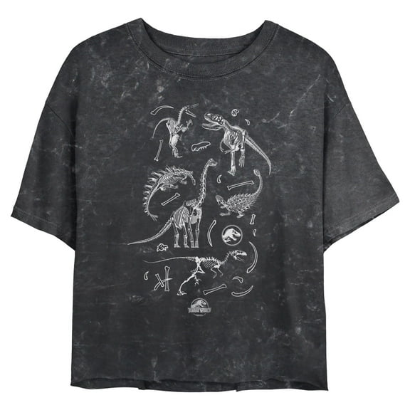 Juniors Jurassic World Dino Scattered Fossil T Shirt
