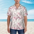 thumbnail image 3 of Mens Hawaiian Shirt Regular Fit Hawaiian Shirts for Men with Quick to Dry Effect, 3 of 8