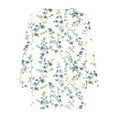 thumbnail image 4 of Womens Tops Floral Print 3/4 Sleeve V-Neck Loose Casual Tops T-Shirt Multicolor L,Tops for Women, 4 of 5