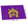 thumbnail image 2 of Christian Flag, Religious Flags Heavy Duty Polyester Falgs, Double Sided Flags Banner With 2 Brass Grommets, 2 of 8