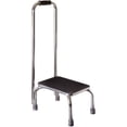 thumbnail image 3 of DMI Step Stool with Handle and Non Skid Rubber Platform, Lightweight and Sturdy Stool for Seniors and Adults, Holds up to 300 Pounds with 9.5 Inch Step Up, 17.3"D x 12.3"W x 34"H, Chrome, 3 of 11