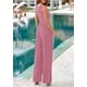 thumbnail image 2 of Mono Enterizo PRETTYGARDEN sin Mangas con Escote Cuadrado Rosa Talla L, 2 of 8