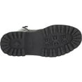 thumbnail image 4 of Sam Edelman Evina Black Leather Lace Up Rounded Toe Chunky Heeled Ankle Boots (Black Leather, 5), 4 of 6