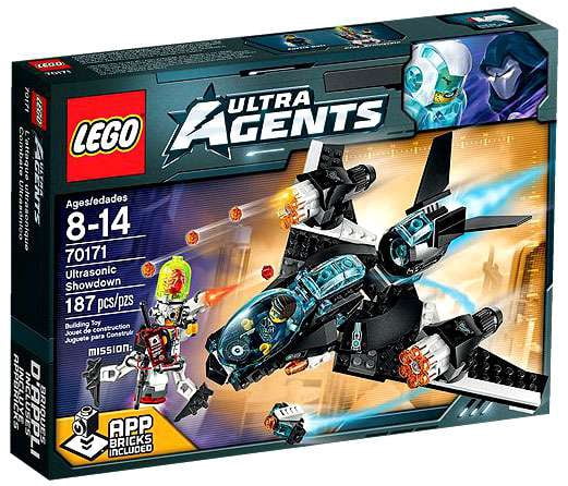 Pre-Owned Agents Ultrasonic Showdown Set LEGO 70171 - Walmart.com