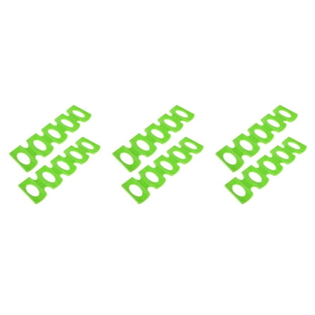 Set of 3 Beer Storage Rack Can Beverage Unit Drink Organizer for Fridge Green