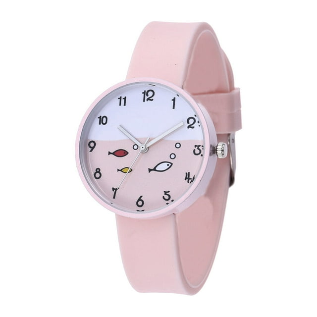 Weiweiguan Lovely Student Watch Girls Watch Girls Student Watch Cartoon Student Watch