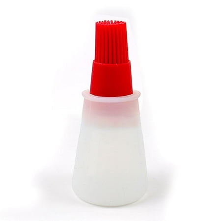 

Heat Resistant Silicone Basting Brush Oil Dispenser Bottle for Barbecue