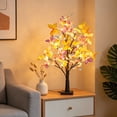 thumbnail image 6 of LED Butterfly Tree Lamp, 23.62 in Multicolor Plastic Branch Light with USB Power for Bedrooms, Desks and Tabletop Decor, Black Trunk, 6 of 7