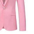 thumbnail image 2 of Jackets for Men, Casual Solid Lapel Long Sleeved Button Business Wedding Suit Jacket with Pockets, Men's Jacket, 2 of 4