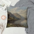thumbnail image 2 of Orinice Mountain Lake House Sheep Graphic Decorative Cushion Throw Pillow Cover Short Plush Home Furnishing 1PC 20x20in, 2 of 5