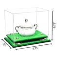 thumbnail image 2 of Better Display Cases Acrylic Versatile Display Case - Small Rectangle Box with Clear Case, Silver Risers and Turf Base 8.25" x 6" x 6.75" (A003/V45), 2 of 3