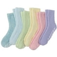 thumbnail image 6 of Loritta Fuzzy Socks for Women Slipper Socks Winter Warm Cozy Socks with Grippers Womens 6 Pairs Size 5-9, 6 of 6