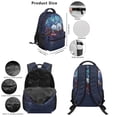 thumbnail image 3 of Jeiento Galaxy Backpack Set for 9-12 Years Old 5 Pcs Koala 17 Inch Lightweight Bookbag with Insulated Lunch Bag Pencil Case for Elementary School Gift for Daughter, 3 of 7